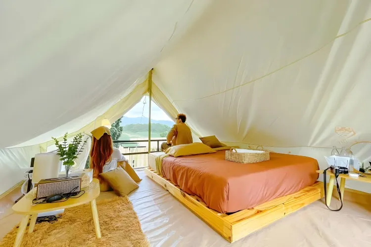 Tent with Plunge Pool