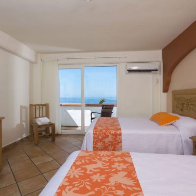 Standard Room, 2 Double Beds, Ocean View Hotel El Pescador Promo Code