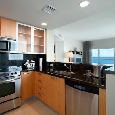 Mobility Accessible One Bedroom Two Queen Suite with Ocean View and Roll in Shower
