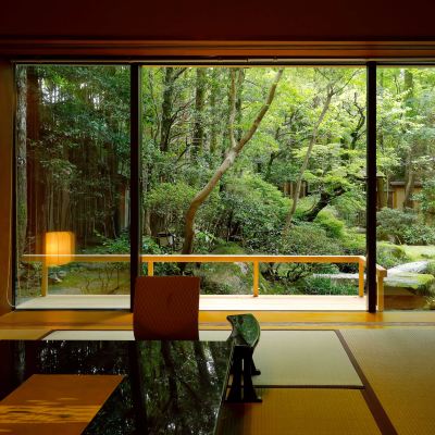 日式園景特殊房，帶浴室