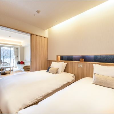 Deluxe Room, Non Smoking (Japanese Western, Open-Air Bath) 箱根・芦ノ湖 はなをり クーポン