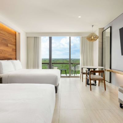 Two Queen Room with Tropical View Hilton Cancun, an All-Inclusive Resort Promo Code