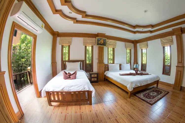 วิลลาสำหรับครอบครัวพร้อมวิวสวน