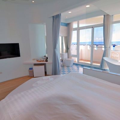 海賊家族海景雙人房 台東海平面民宿優惠