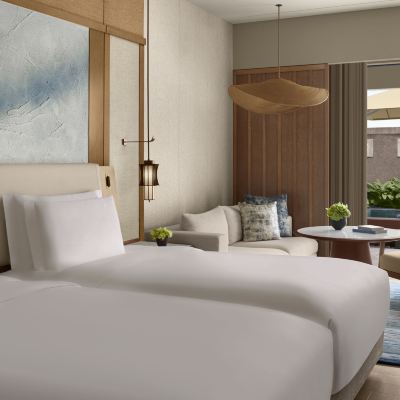 Cabana Room Twin With Club Lounge Access [Deluxe Suite] [Twin Room] [Non-Smoking] ザ・リッツ・カールトン沖縄 クーポン