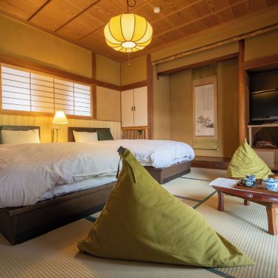 [Awa] Twin Beds Room／Second Floor: Use Stairs, Non Smoking 華灯りの宿 加命の湯 クーポン