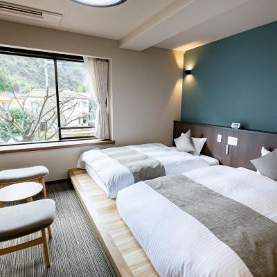 2nd Floor, Mountain Side, Twin [Standard] [Twin Room] [Non-Smoking] [Mountain View] 眺望の宿　しおり クーポン