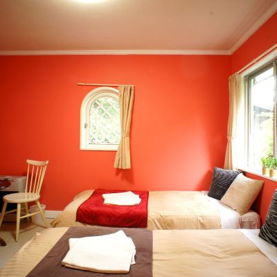 ツインルーム(共用バスルーム) 軽井沢ペンション 佐藤のぬくもり クーポン