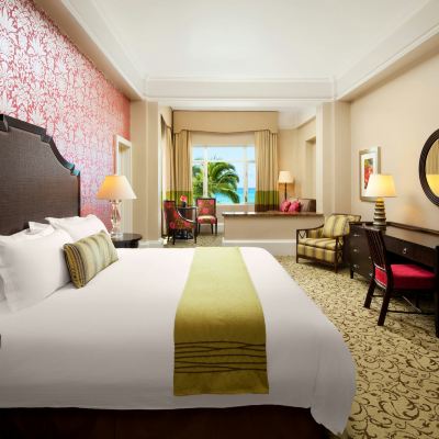Historic Deluxe Larger Wing Guest room with Ocean The Royal Hawaiian a Luxury Collection Resort Waikiki Promo Code