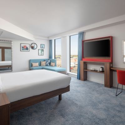 Accessible Queen Room With Runway View Hampton by Hilton London Stansted Airport Promo Code