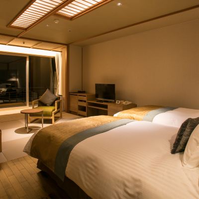 ●Mizunone★Non-Smoking Twin◇Overlooking The Tone River[42㎡] [Standard] [Twin Room] [Non-Smoking] [River View] みなかみホテルジュラク クーポン