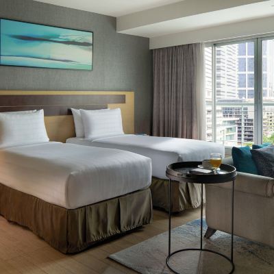 豪華雙床一室公寓 莎瑪阿索克湖景服務式公寓優惠