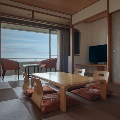 和風オーシャンビュールーム(本館) ゆとりろ熱海 クーポン