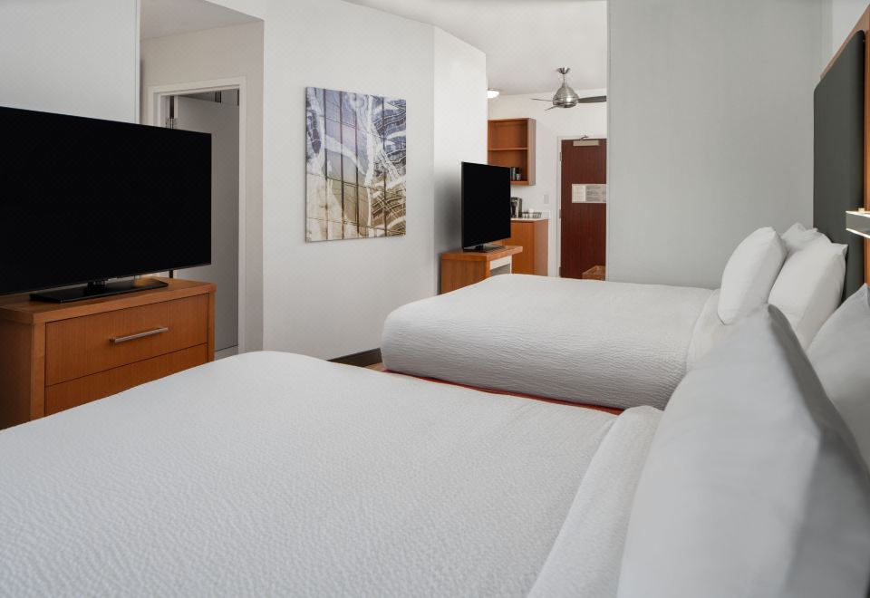 兩張大床一室房帶沙發床