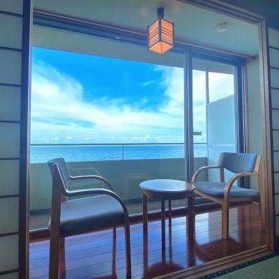 Japanese Room, Ocean View, Smoking ([Ocean View]■[10 Tatami]) オテル・ド・マロニエ内海温泉 クーポン