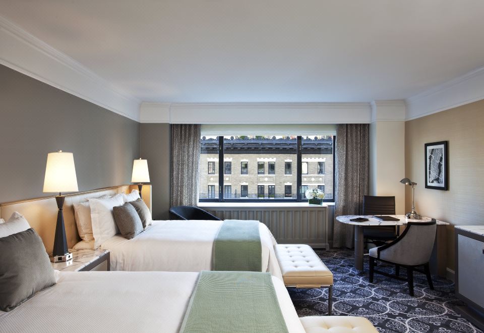 顶级客房， 2 张双人床