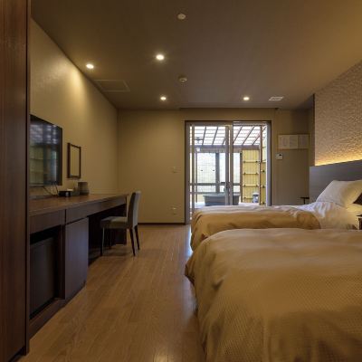 Twin Room Taketori With Open-Air Bath ホテル京都エミナース クーポン