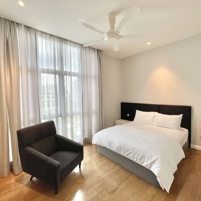 Apartmen Deluxe 2 Bilik Tidur dengan Pemandangan Bandar