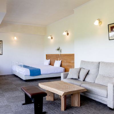 デラックスツインルーム(浴室) 星のテラスもとぶ山里 クーポン