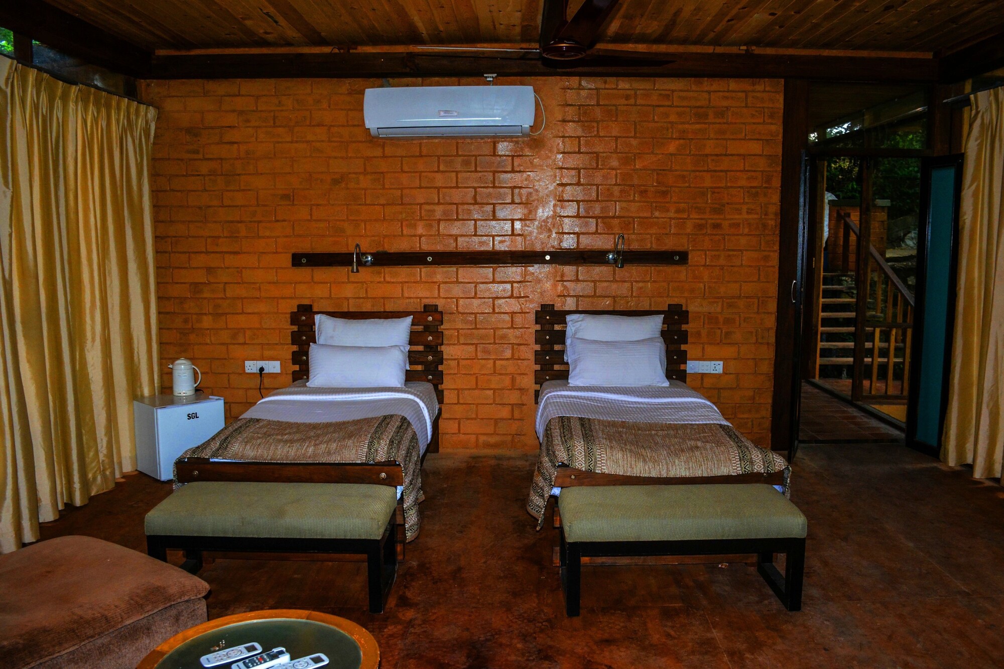 高级双床小木屋