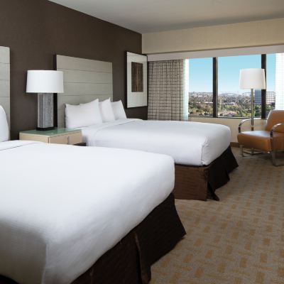 兩張雙人床房 洛杉磯機場希爾頓酒店優惠