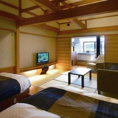 Japanese Western Style Room with Open Air Bath