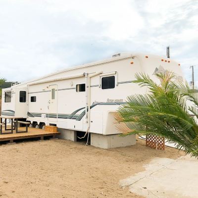 Trailer House For 5 Guests / No Meals Included [Family Room] [Non-Smoking] シーアイガ海月 クーポン