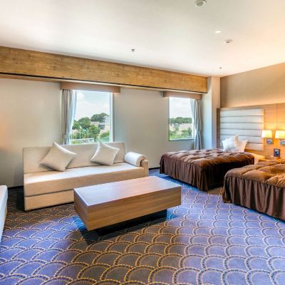 ラグジュアリーシティビュールーム(ベッド4台)(浴室)(高層階) Green Hill Hotel Akashi クーポン