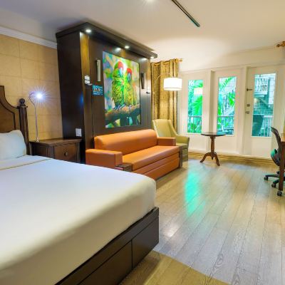 Superior Room, 1 Queen Bed, 1 Queen Murphy Bed with Garden View Terrace LHotelQuébec Promo Code
