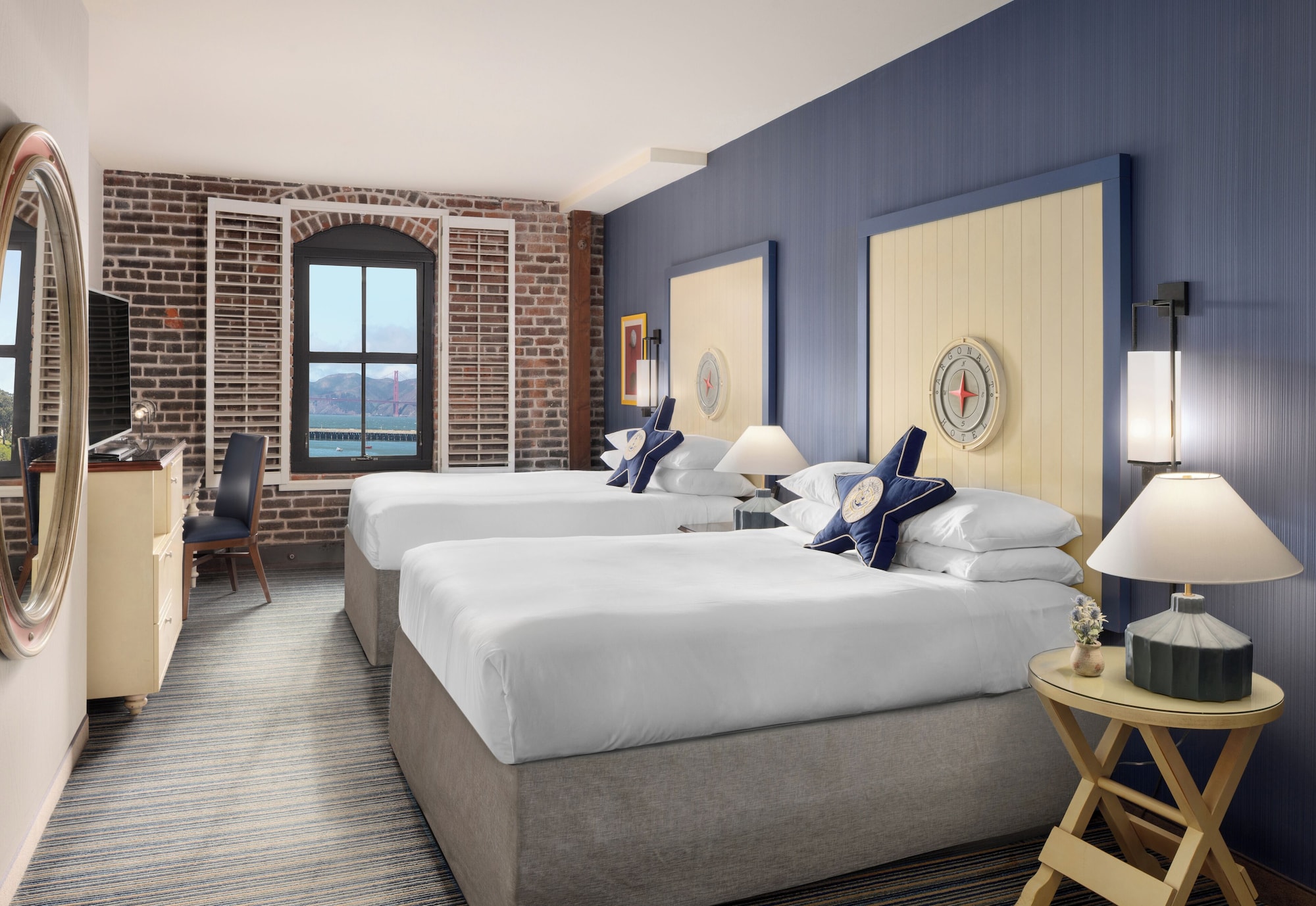 湾景两张大床房