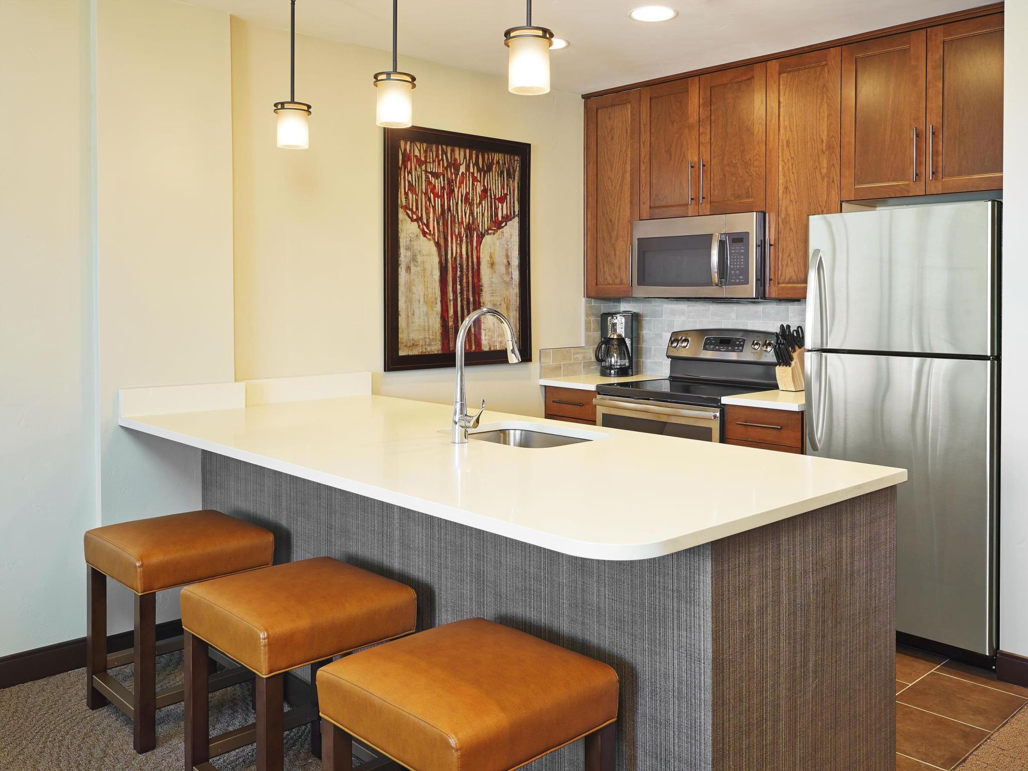 山景一卧室特大床别墅（带梳化床和阳台）