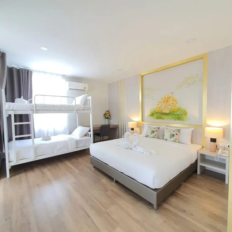 ห้องสำหรับครอบครัวพร้อมเตียงสองชั้น