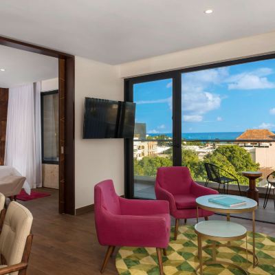 One-Bedroom King Suite With Partial Ocean View The Fives Downtown Hotel & Residences, Curio Collection by Hilton Promo Code