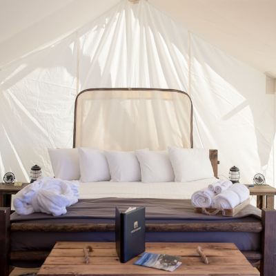 Safari Tent with Shared Bathroom