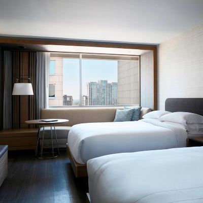 兩張雙人床房間-高層 夏洛特市中心萬豪酒店優惠