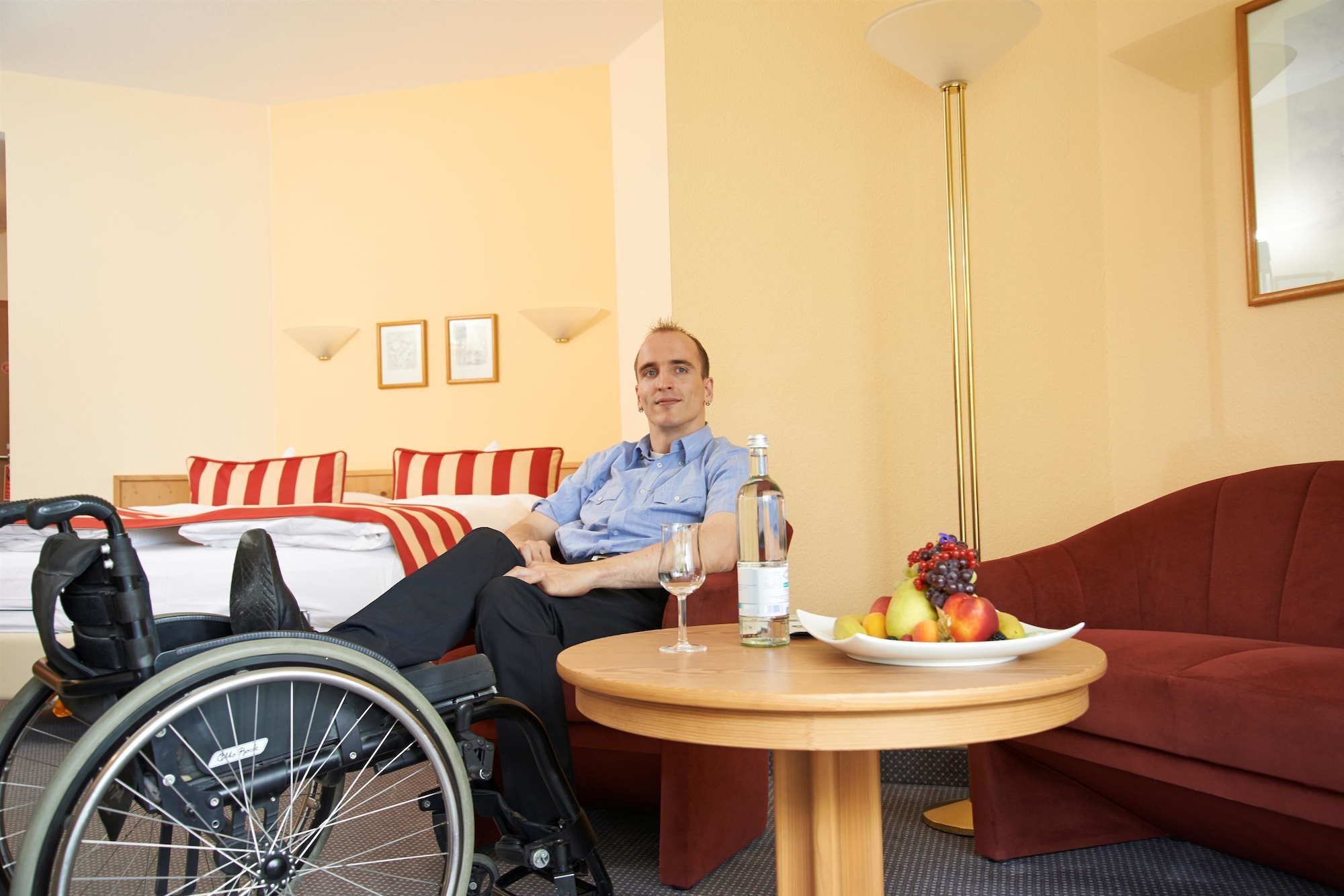 轮椅无障碍双人房