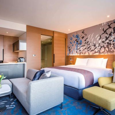 精緻特大床套房 諾富特首爾龍山全套房大使酒店優惠