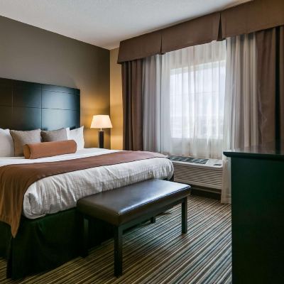 Suite-1 King Bed, Non-Smoking, Separate Bedroom, Full Kitchen, Sofabed Best Western Plus Peace River Hotel & Suites Promo Code