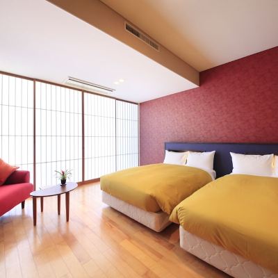 [Western-Style Room]Twin Bed (22 Square Meters, Capacity 2 People) [Twin Room][Non-Smoking]