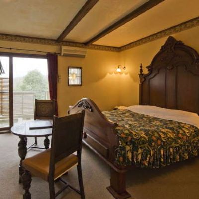 スタンダードマウンテンビュールーム(ダブル)(浴室) 英国調アンティークホテル　かえで庵　全室露天風呂付き客室 クーポン