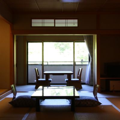 [Midori]12 Tatami Mats + 3 Tatami Mats with Wide Rim[Japanese Room][Non-Smoking][Mountain View]