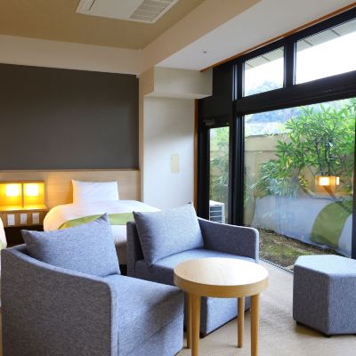 【禁煙】洋室トリプルルーム 湯めぐりの宿 修善寺温泉 桂川 クーポン