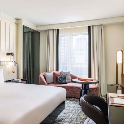 招牌高樓層天際景觀房（1張特大床） 紐約索菲特酒店優惠