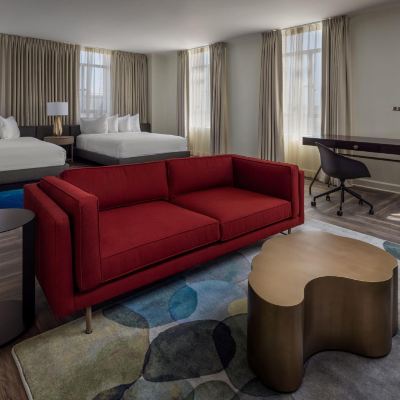 2 Queen Beds Oversized Hotel Deco Promo Code