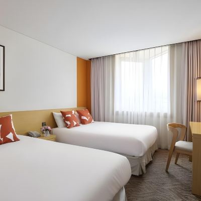 수페리어 트윈룸 더블 침대 제주센트럴시티호텔 쿠폰