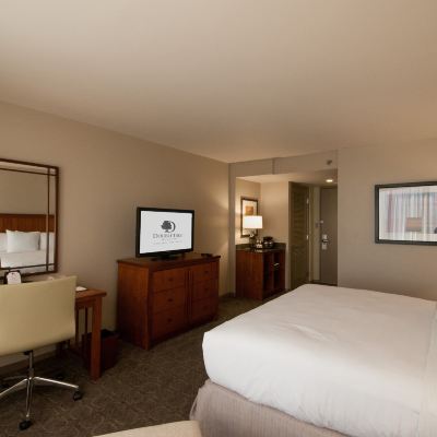 Mobility/Hearing Accessible King Room with Roll-in Shower DoubleTree by Hilton Chicago - Oak Brook Promo Code