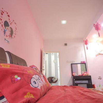 Romantic Suite, 1 Katil Ratu (Queen), Private Bathroom, City View Kupon DesaTebrau NewStar Homestay - Wedding Bridal House