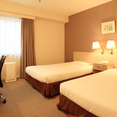 類型b雙床房含小型雙人床和空氣凈化加濕器-無煙 微笑飯店-下關優惠