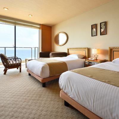 和風西洋風ルーム(ベッド2台)(テラス) プレミアリゾート 夕雅 伊勢志摩 クーポン