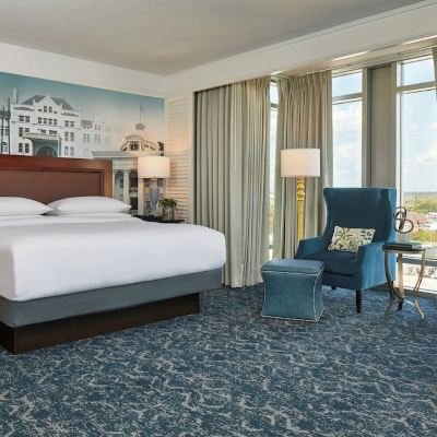 Room With 1 King Bed And Roll-in Shower-Mobility/Hearing Accessible Renaissance Montgomery Hotel & Spa at The Convention Center Promo Code